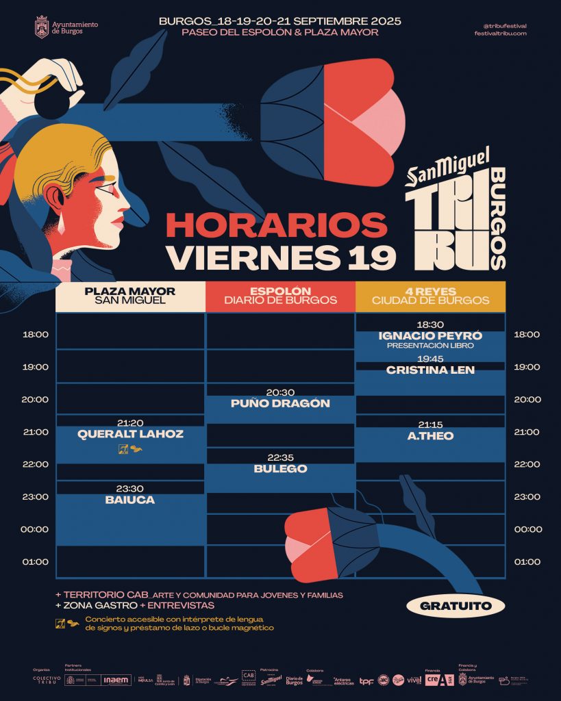 Horario Tribu Viernes 19