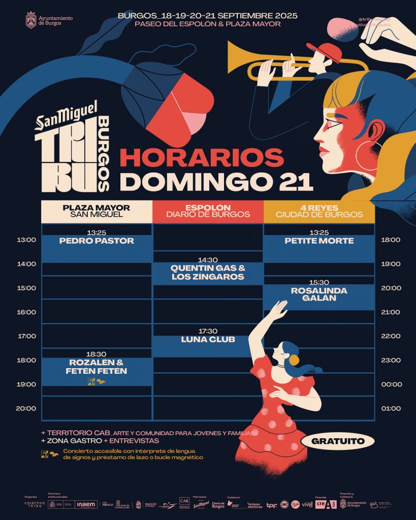 Horario Tribu Domingo 21